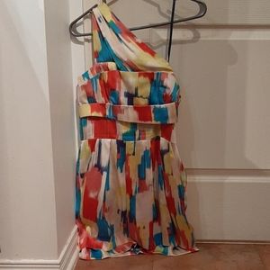 BCBG multi colour dress